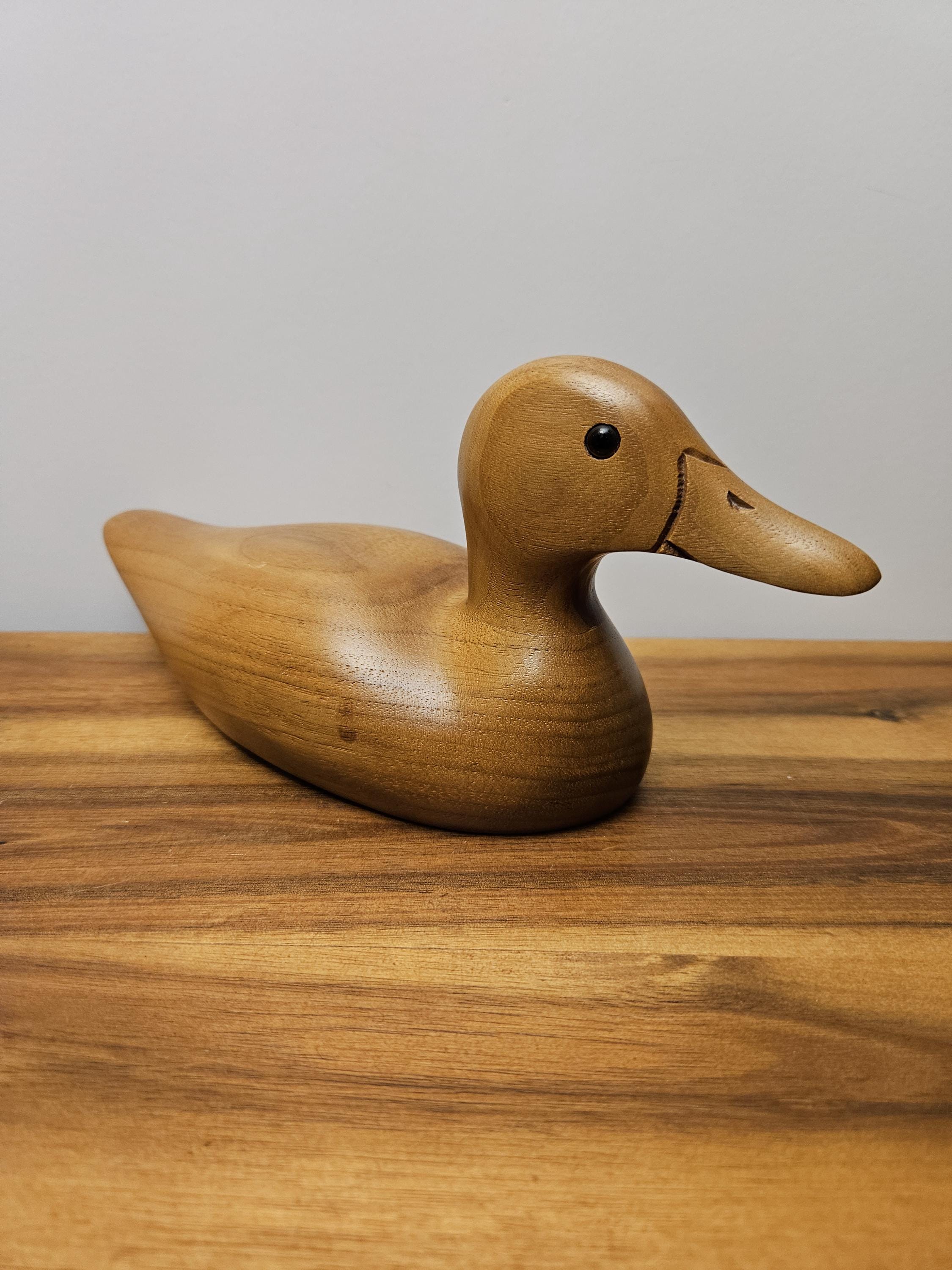 Thomas Chandler Boseman Montana Wood Duck Decoy - Vintage 1985