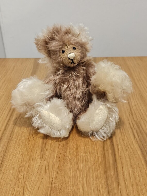 Mini Artist Teddy Bear - Authentic Vintage Fully Jointed Hand Made