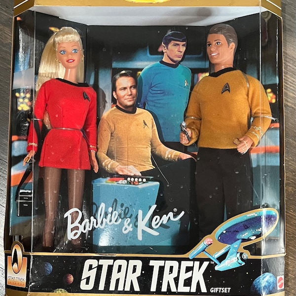 Star Trek 30th Anniversary Collector Edition Barbie & Ken NRFB Mattel 1996