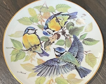 Blaumeise WWF Commemorative Songbird Plate 1986