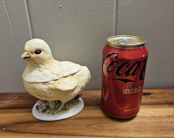 Vintage 1950s Lefton China Japan Baby Yellow Chick - Porcelain