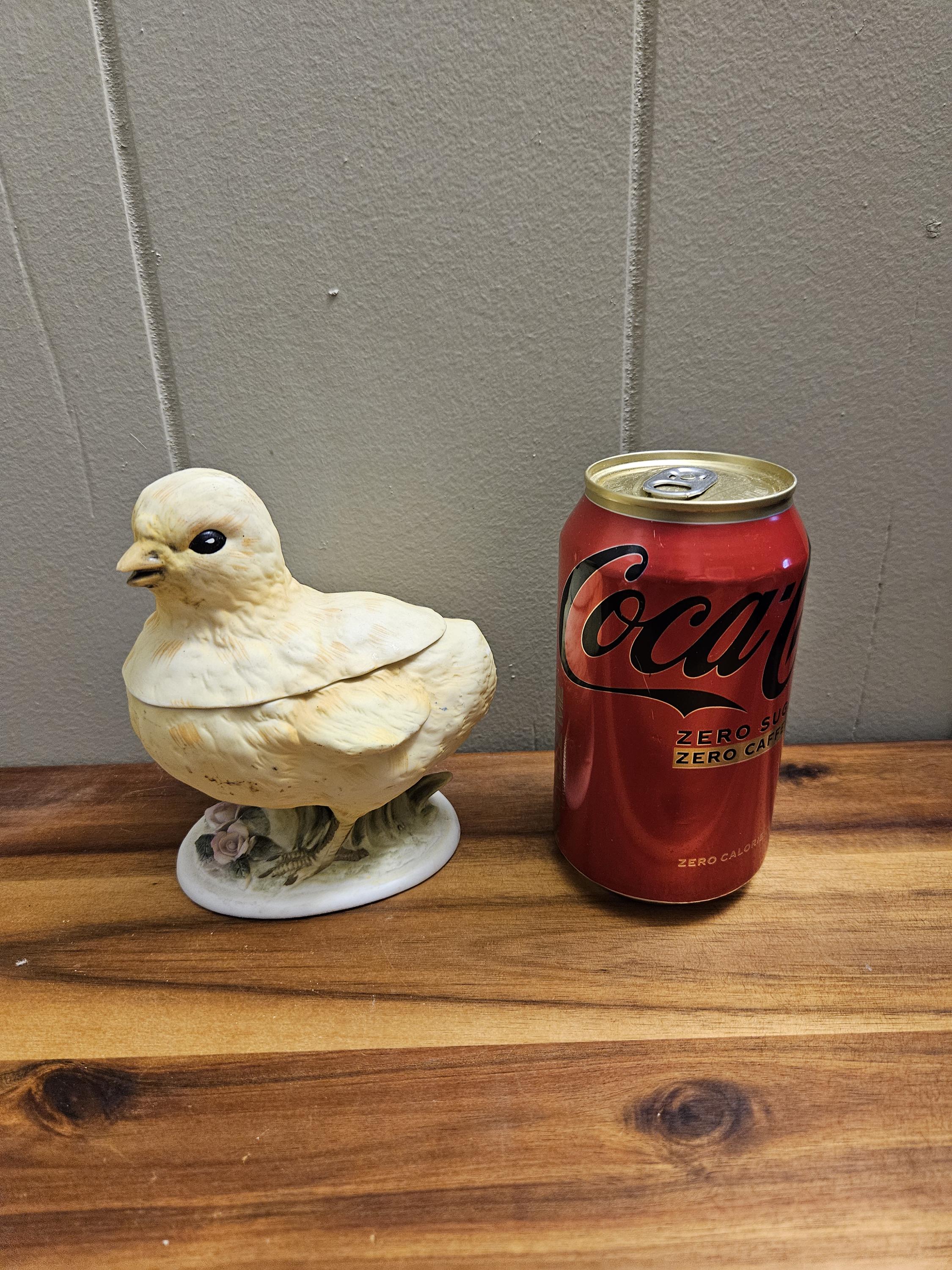 Vintage 1950s Lefton China Japan Baby Yellow Chick - Porcelain