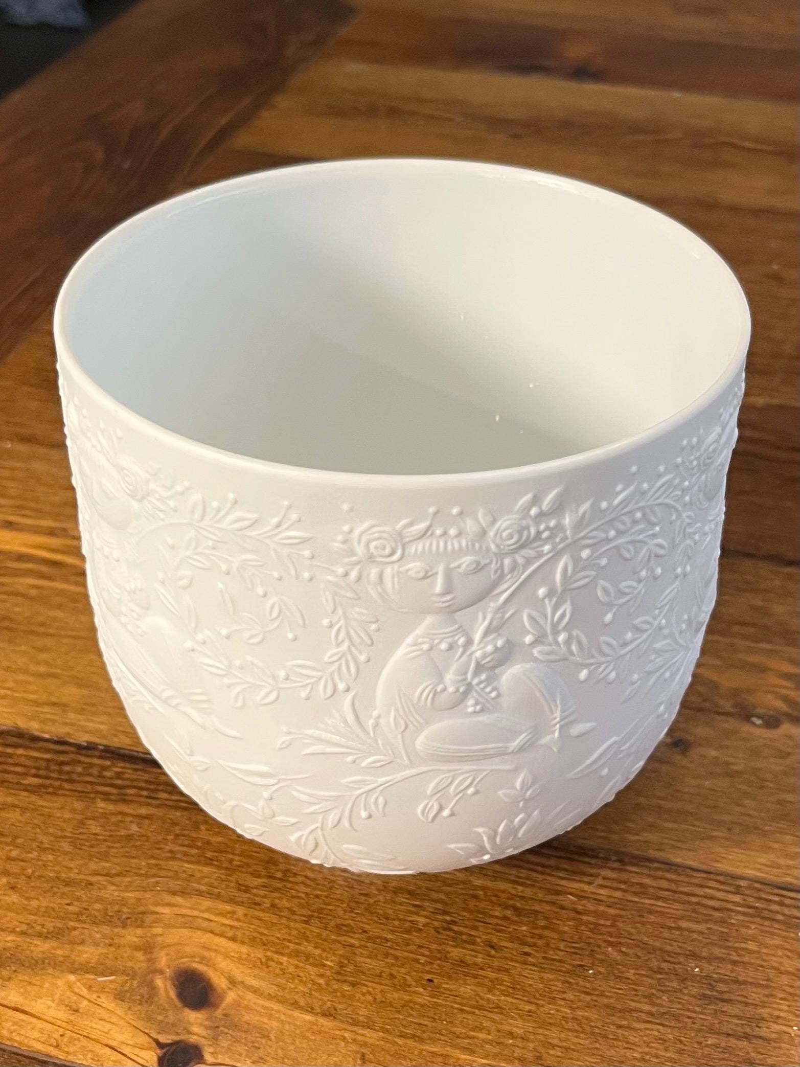 Rosenthal Vintage White Porcelain Björn Wiinblad Woodland Fantasy