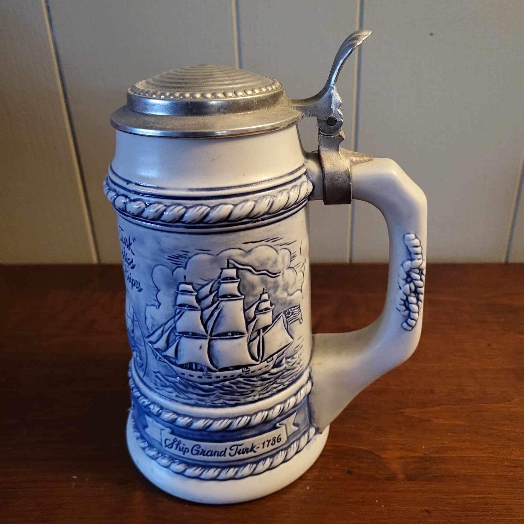 Old Spice Limited Edition “ship Grand Turk” Beer Stein 1982 - Etsy