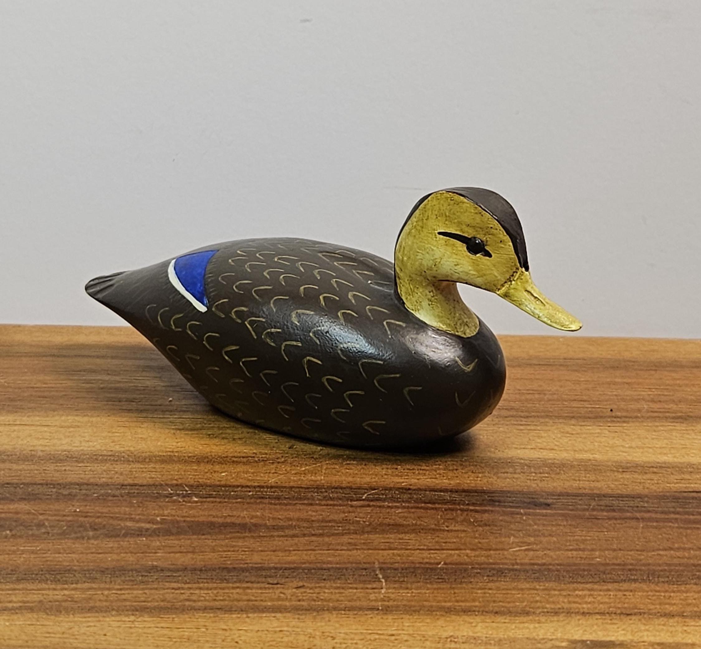 ヴィンテージ ミニチュア デコイ - Big Sky Carvers 製 ハドソン 