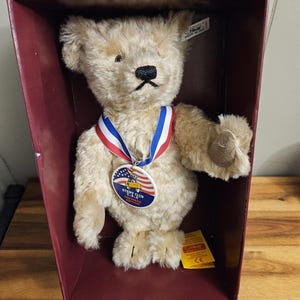 Mohair Steiff Club USA Sam Teddybear 28 Premier Edition Bear - 11