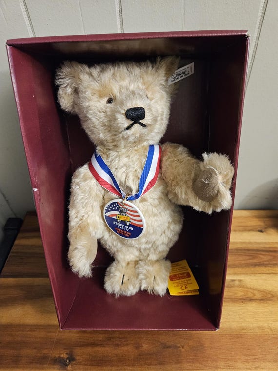 Mohair Steiff Club USA Sam Teddybear 28 Premier Edition Bear - 11