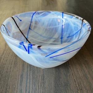 Kosta Boda Sweden Contrast Collection Art Glass Bowl - Etsy