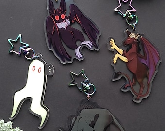 Cryptid Acrylic Keychains