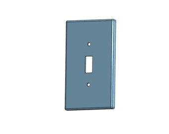 Light switch cover (standard) STL file