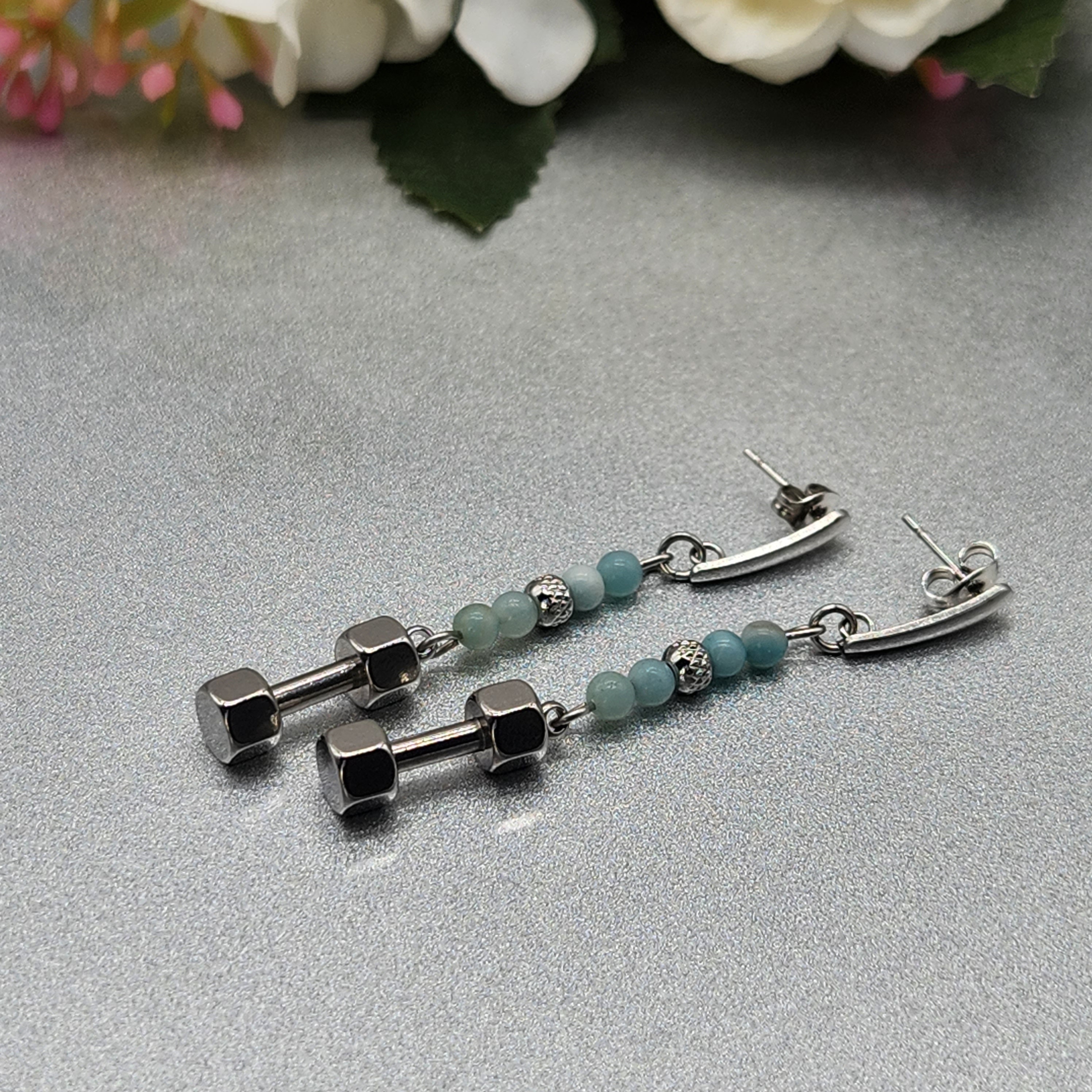 2-6pcs Stainless Steel Bagua Yin Yang Barbell Stud Earrings - Symbolic Spiritual Jewelry