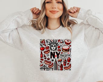 Camiseta de viaje a Nueva York (PNG), diseño de sublimación de camisetas de Nueva York, descarga digital retro de la Gran Manzana de Nueva York, Nueva York vintage