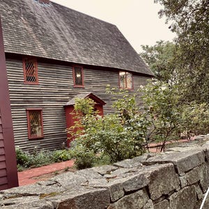 Salem, Massachusetts historical witch house. American travel photography digital prints