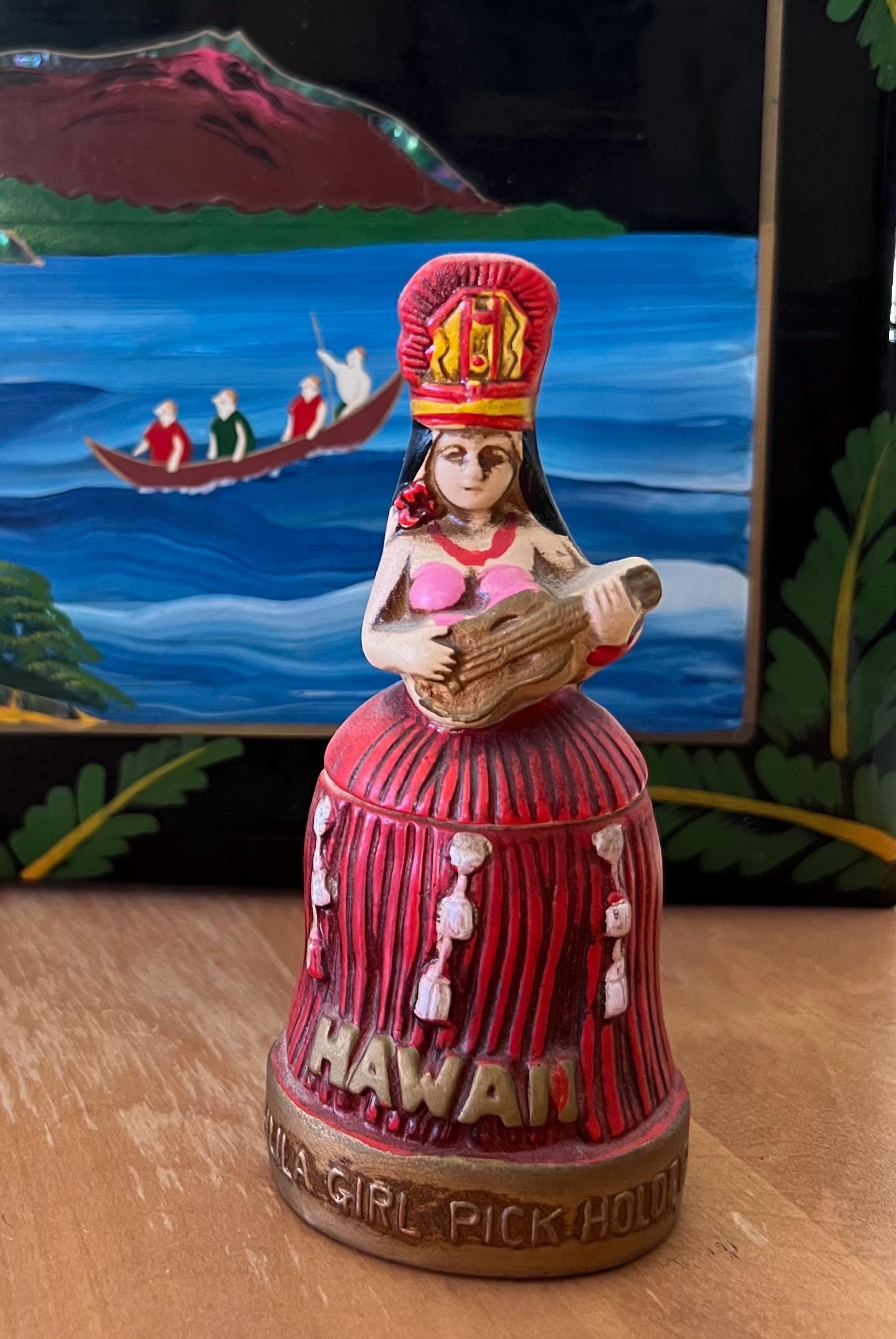 Vintage Hula Girl With Ukulele - Etsy