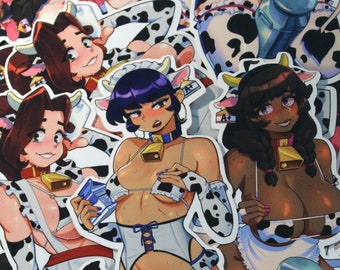 Milk Maid Cow Girl | Vinyl Stickers