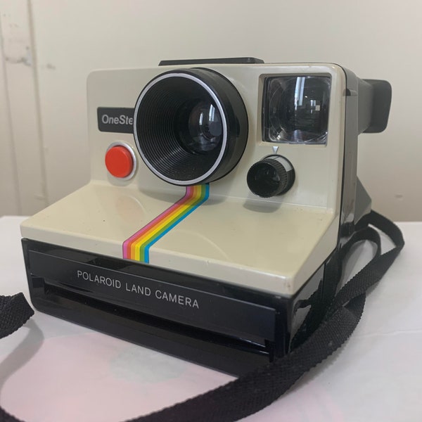 Polaroid OneStep SX-70 White/Rainbow Camera