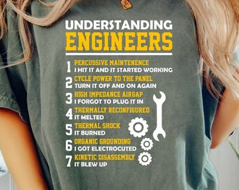Funny Engineer Shirt: Understanding Engineers Sarcastic Gift