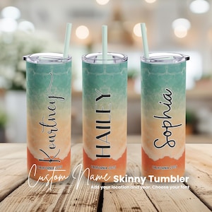 Custom Beach Vacation Tumbler, Personalized Beach Vacation Tumbler, Family vacation tumbler, Girls Trip Tumbler, Summer tumbler Beach Cup