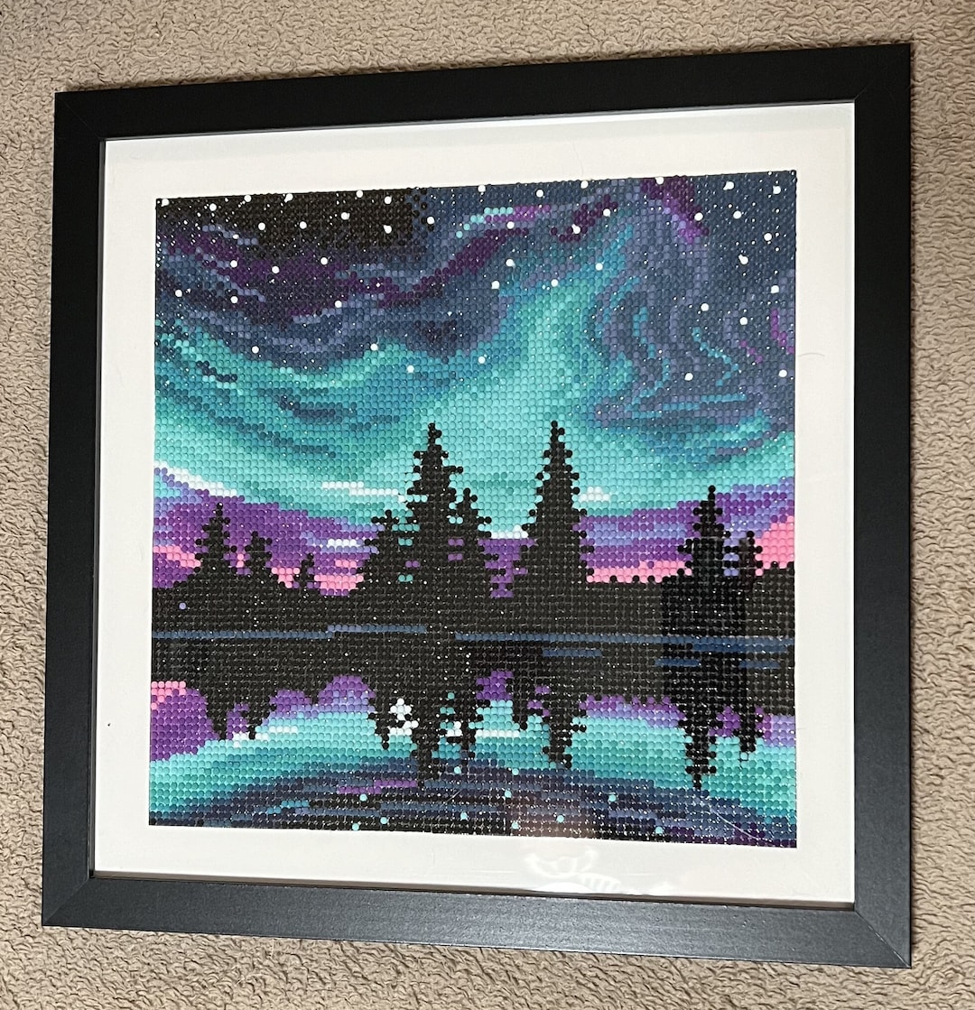 Northern Lights Diamond Painting Etsy