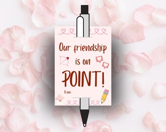 Printable Non Candy Pencil Valentine Tags | Classroom, Preschool Valentine Favors