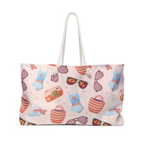 Summer Weekender Weekender Beach Bag Weekender Bag Women Everything Bag Oversized Tote Bag Sun Goddess Beach Bag Beach Weekender