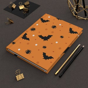 Halloween Journal Halloween Notebook Witchy Journal Halloween Planner Spider Journal Bat Journal Witchy Notebook Halloween Junk Journal