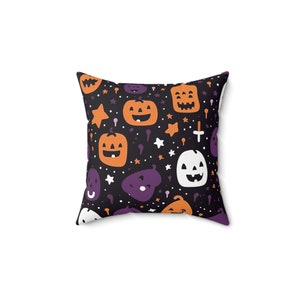 Halloween Pillow Halloween Pillows Halloween Ghost Pillow Boo Halloween Pillow Pumpkin Pillow Ghost Pillow Orange Halloween Decor