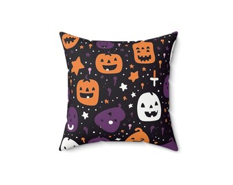 Almohada de Halloween Almohadas de Halloween Almohada fantasma de Halloween Almohada de Halloween Boo Almohada de calabaza Almohada fantasma Decoración naranja de Halloween