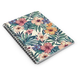Floral Summer Notebook Summer Journal Beach Notebook Summer Planner ...