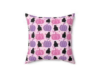 Almohada de Halloween Almohadas de Halloween Almohada fantasma de Halloween Almohada de Halloween Boo Almohada fantasma Almohada de calabaza Decoración rosa de Halloween