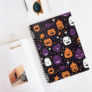 Halloween Notebook Halloween Fall Journal Fall Notebook Halloween Planner Pumpkin Notebook Halloween Pumpkin Journal Halloween Pumpkin