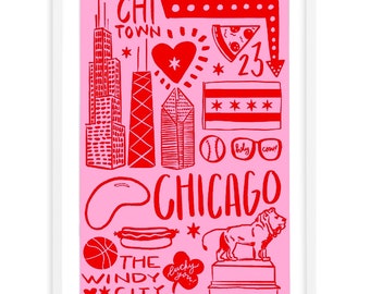 Chicago Wall Art | Poster | Print | Chicago Home Decor