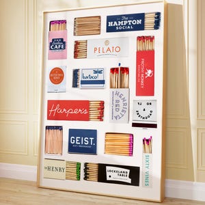 Nashville TN Iconic Restaurant Match Box Wall Art Print | Instant Download | Iconic Vintage Nashville Match Box Poster | Trendy Wall Retro