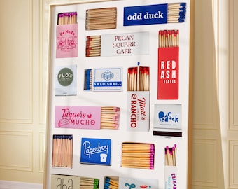 Austin Texas Iconic Restaurant Match Box Wall Art Print | Instant Download | Iconic Vintage Austin Match Box Poster | Trendy Wall Retro