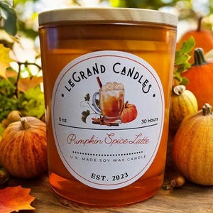 Pumpkin Spice Latte Candle
