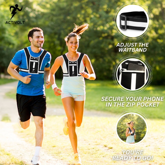 Running Vest Phone Holder Reflective Key Holder| Running