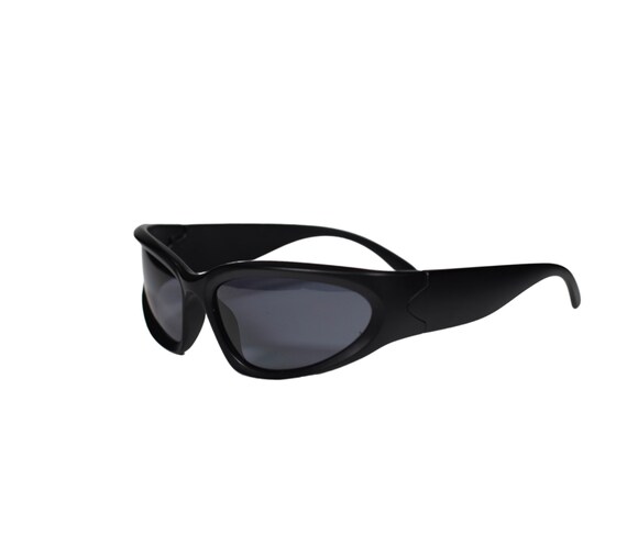 Talbots Y2K Retro Wrap Around Sunglasses Black Metal Accents on Frame NWOT Talbots | Accessories | Talbots Y2k Retro Wrap Around  main image 3