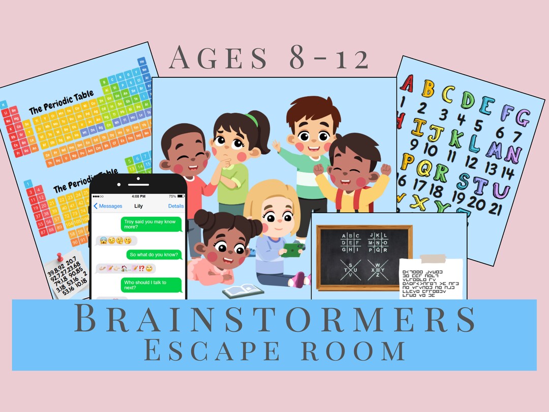 Brain Stomers Brainstormers - Escape Room - Etsy