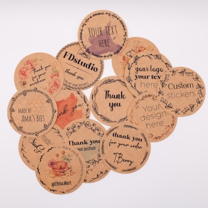 Adesivi autoadesivi personalizzati per tutte le occasioni - Etichette di ringraziamento per baby shower, matrimoni e feste di compleanno, affari, carta artigianale