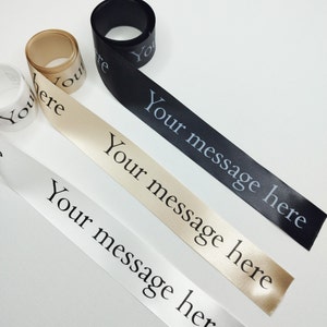 15 mm Premium Satinband, maßgeschneidertes Satinband für Geburtstag, Hochzeitsfeiern, personalisiertes dekoratives Band für Partygeschenke
