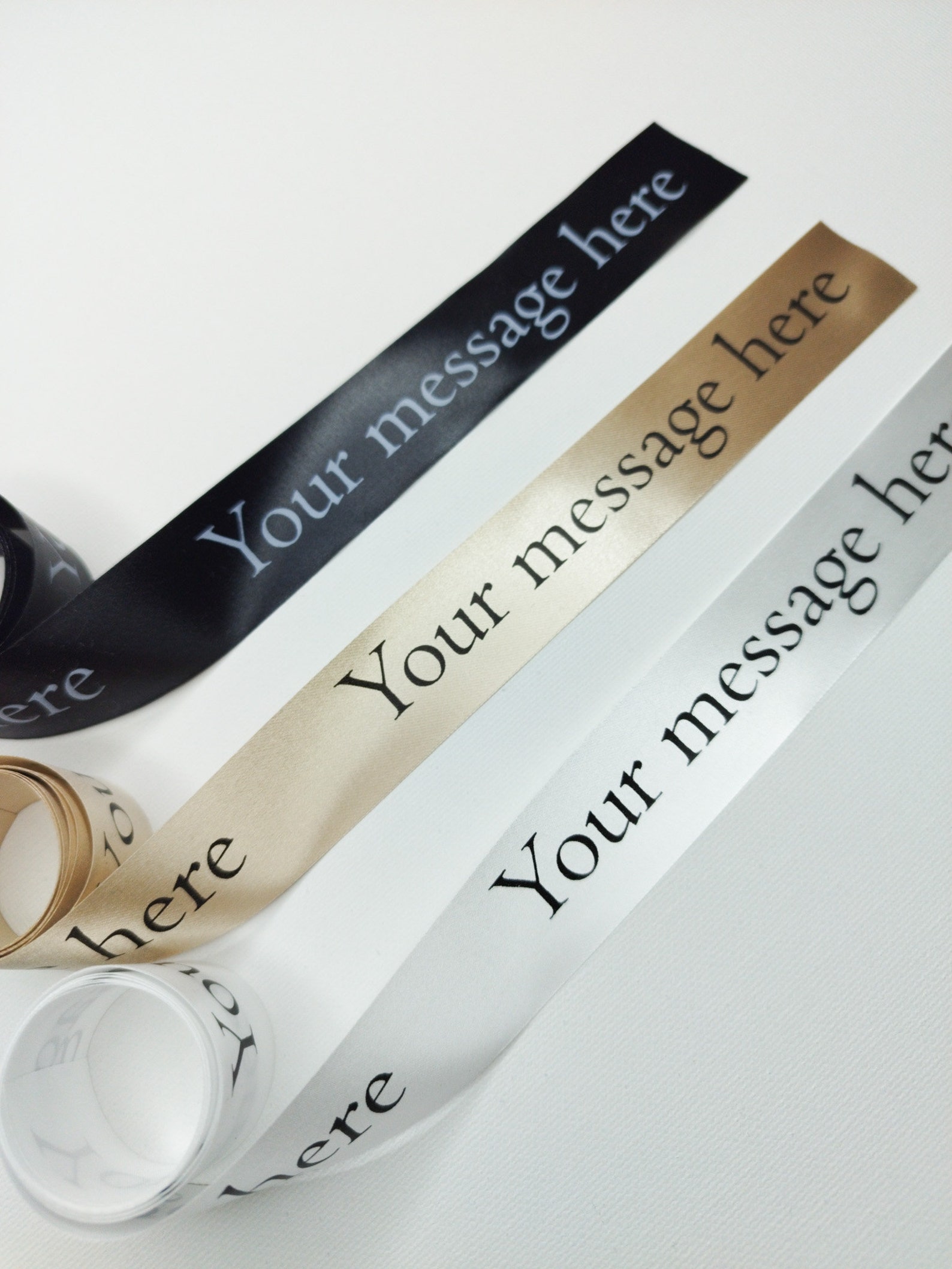 Personalized Satin Ribbon: 25mm Custom Printed Ribbon Wrap - Etsy