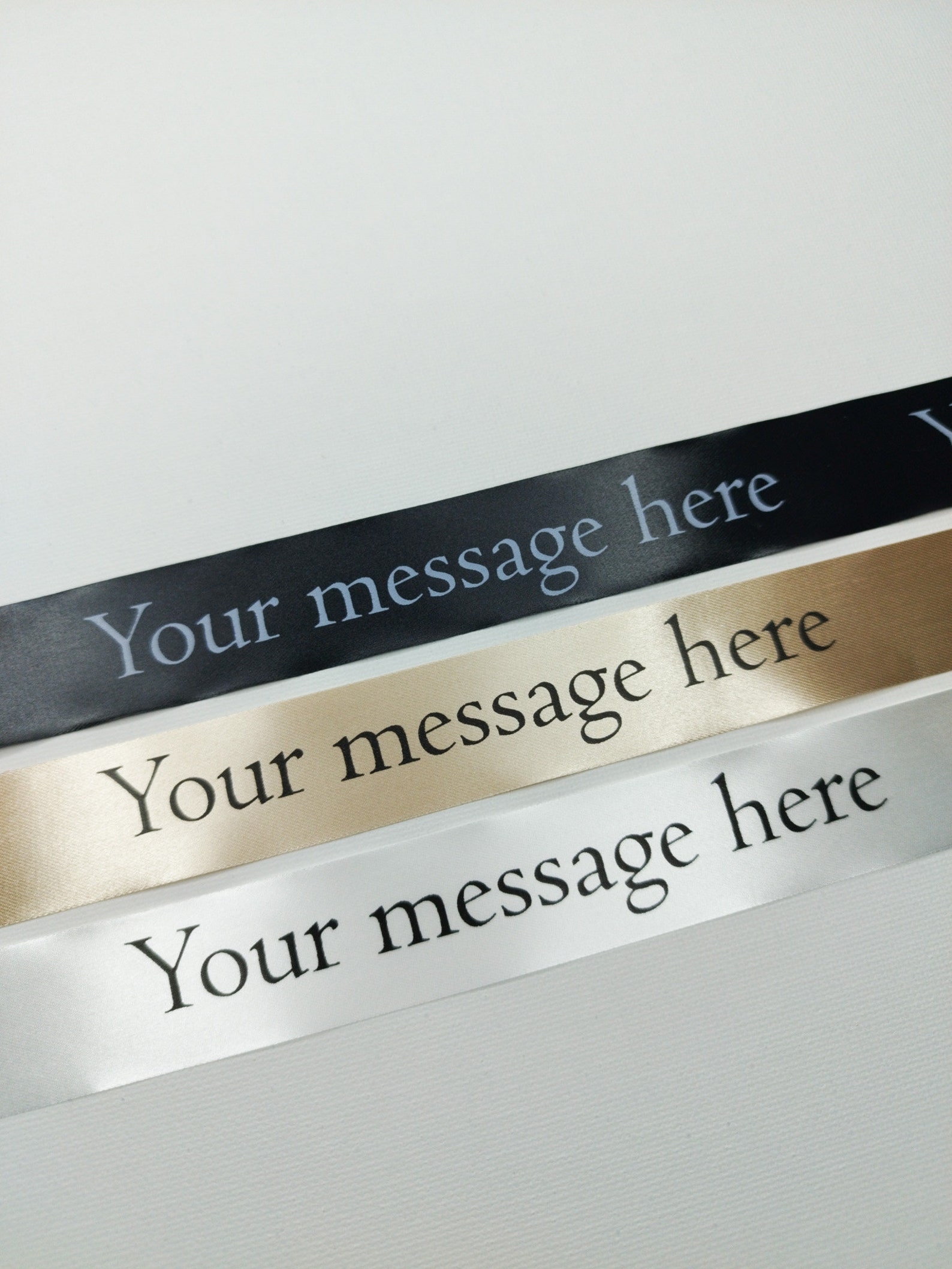 Personalized Satin Ribbon: 25mm Custom Printed Ribbon Wrap - Etsy