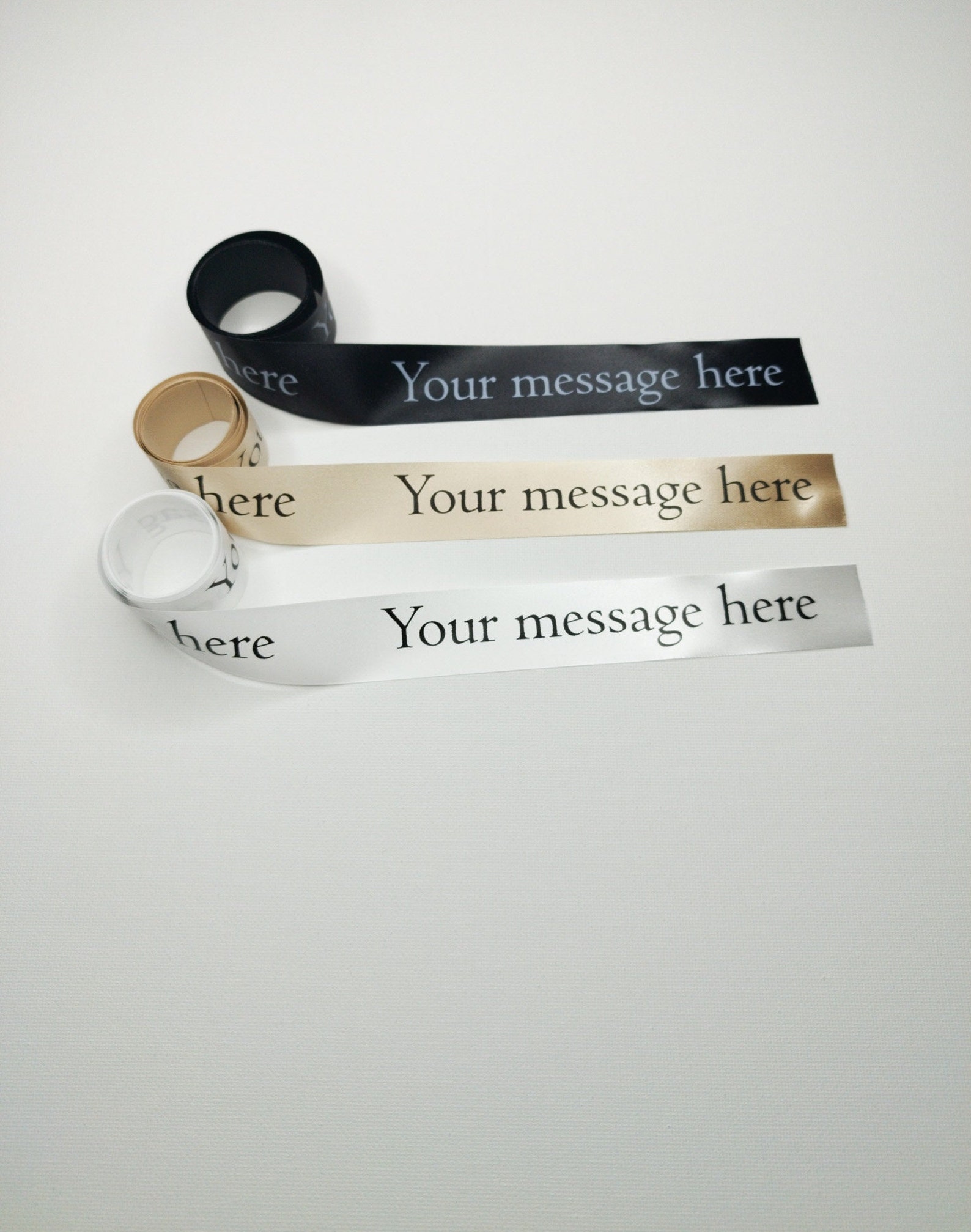 Body Wrapped Ribbon Personalized Satin Ribbon: 25mm Custom Printed Ribbon Wrap - Etsy