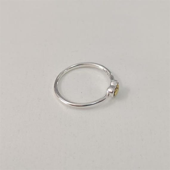 Pandora Domed Golden Heart Ring S925 Ale Size 52 - Main Image