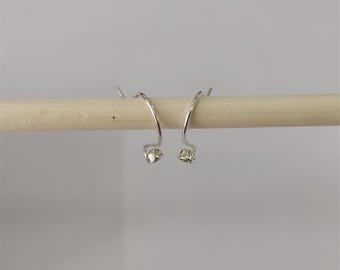 orecchini pendenti Pandora Silver Compose con ganci