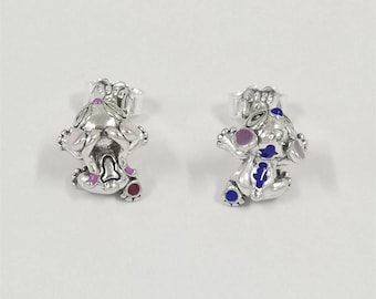 Orecchini a bottone Pandora Stitch & Angel