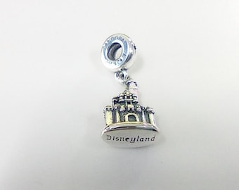 Pandora Ale 925 S925 rosa, ciondolo a forma di castello della Bella Addormentata