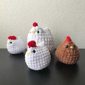 Amigurumi Plush Chickens