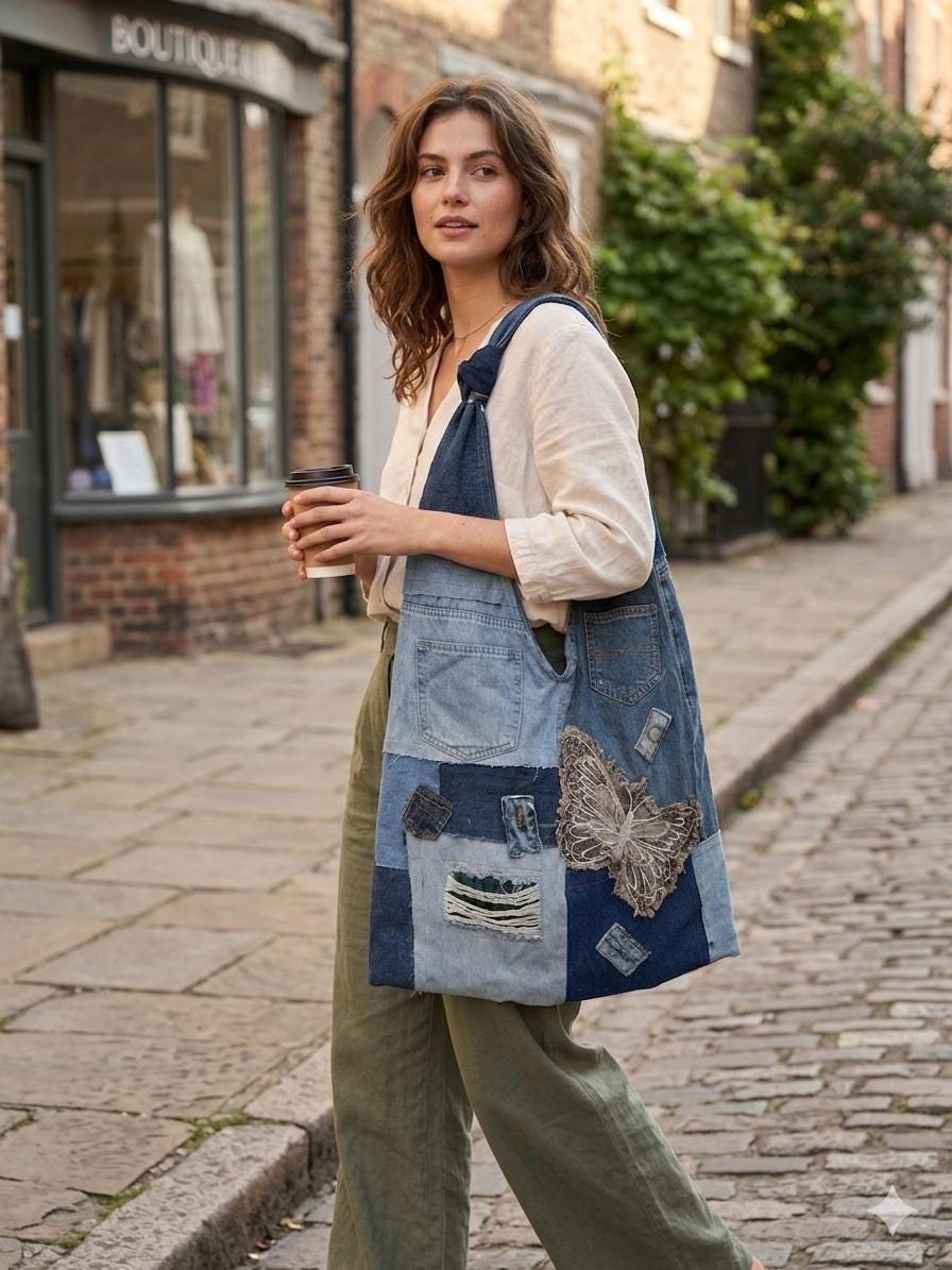 Denim Coach Bag - Etsy Canada