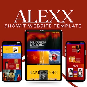 Colorful Showit Website Design | Unique Web Template | Photographer Website Theme